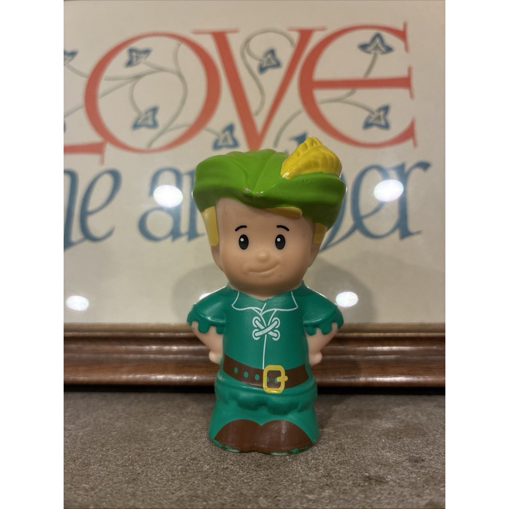 Fisher Price Little People - Kingdom Robinhood Eddie Peterpan Figurine Rare/HTF